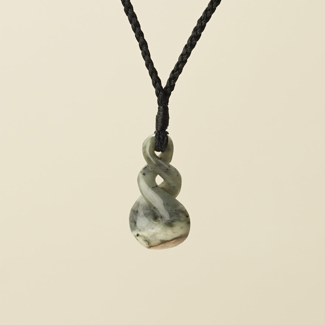 Kōkopu Pikorua Pounamu Medium Pendant