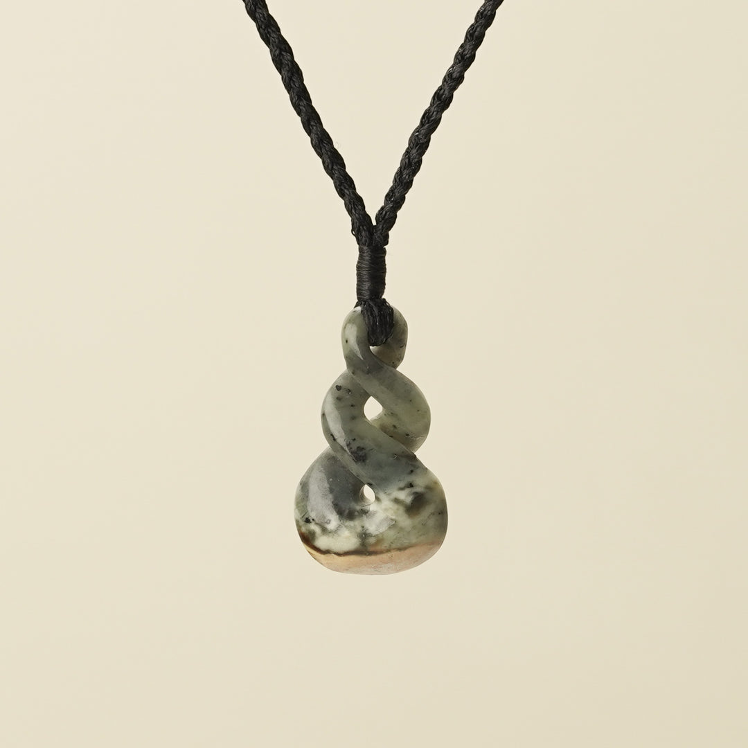 Kōkopu Pikorua Pounamu Medium Pendant