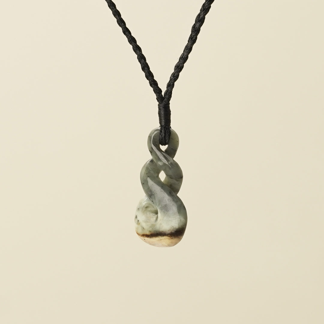 Kōkopu Pikorua Pounamu Medium Pendant