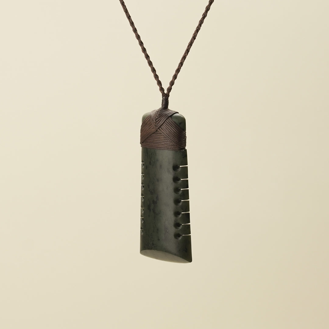 Toki Notched Pounamu Large