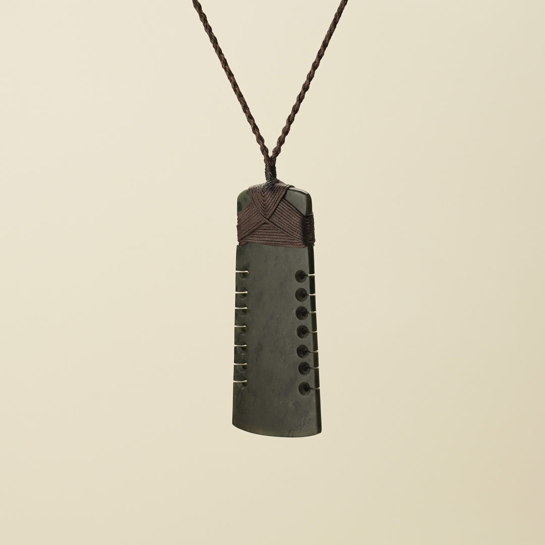 Toki Notched Pounamu Large