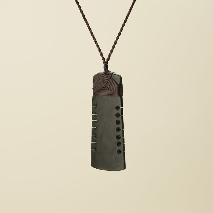 Toki Notched Pounamu Large