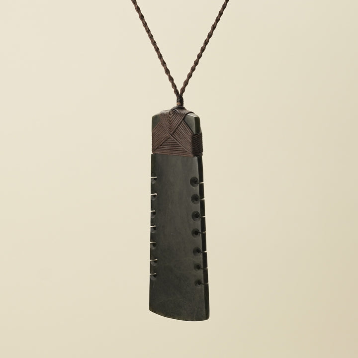 Toki Notched Pounamu Extra Large