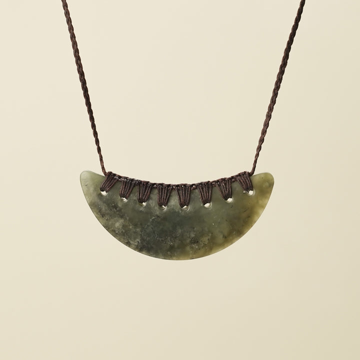 Kōuma Breastplate Hapopo Pounamu Large Pendant