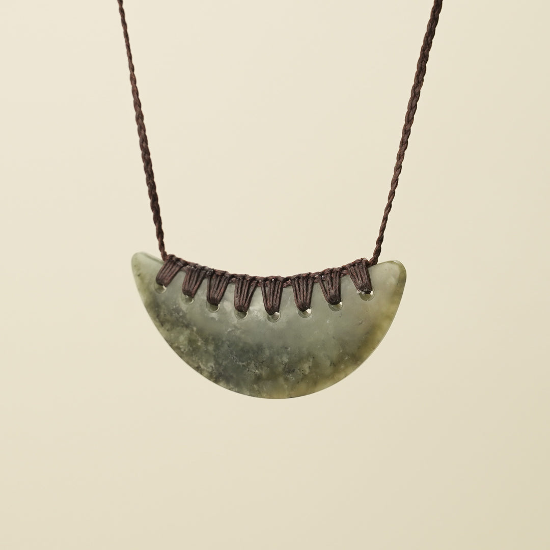 Kōuma Breastplate Hapopo Pounamu Large Pendant