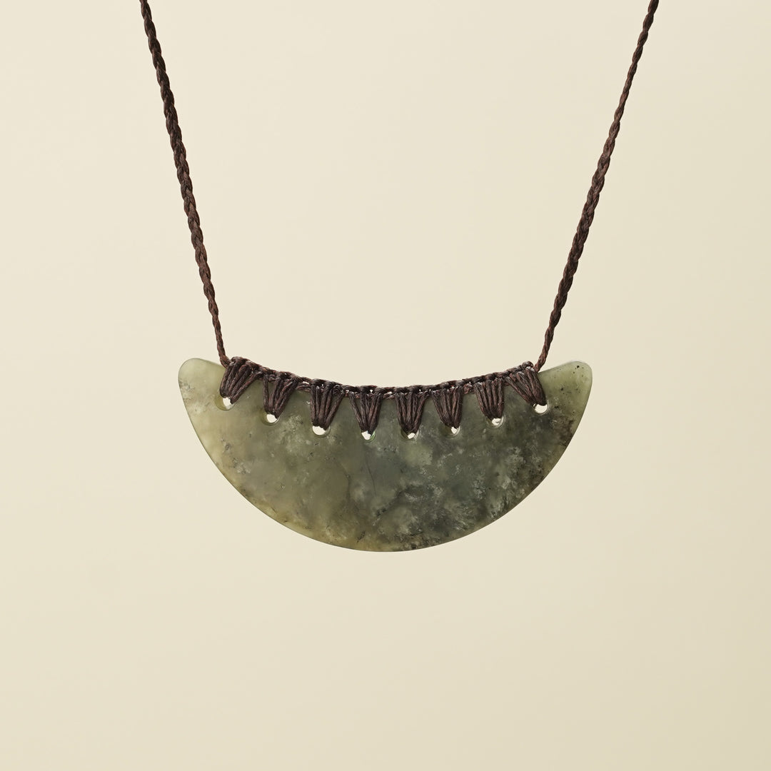 Kōuma Breastplate Hapopo Pounamu Large Pendant