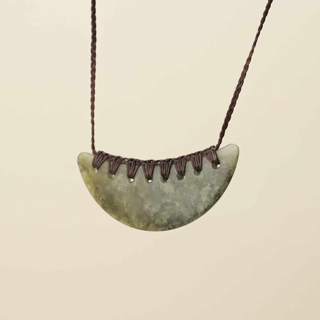 Kōuma Breastplate Hapopo Pounamu Large Pendant