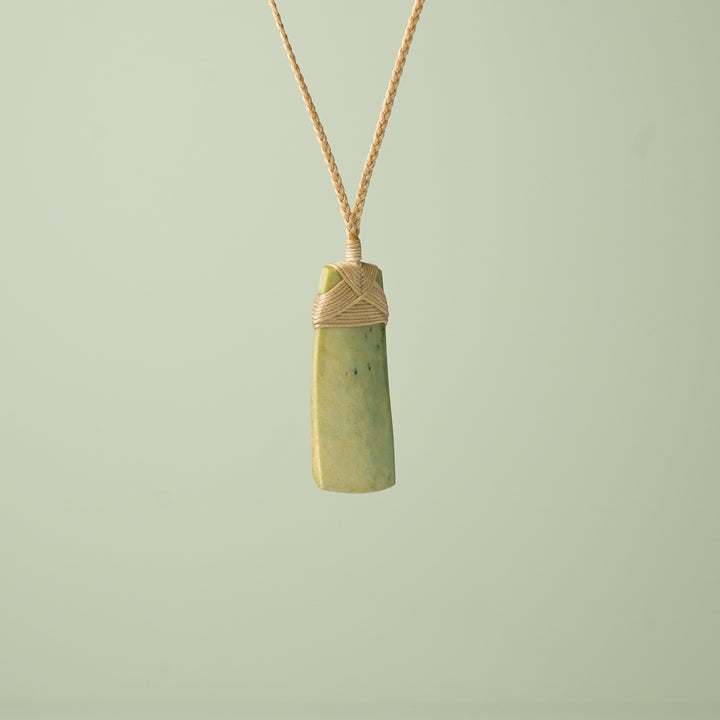 Medium Raukaraka Pounamu Toki Pendant