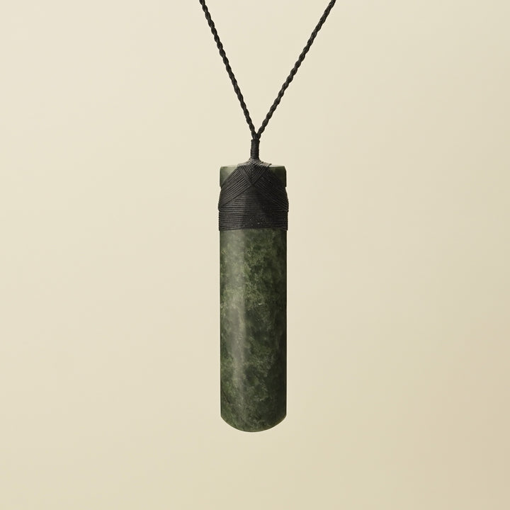 Toki Whakarei Carved Extra Large Kawakawa Pounamu Pendant