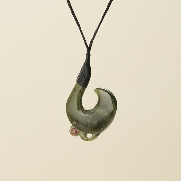 Hei Matau Manaia Tangiwai Pounamu Large Pendant