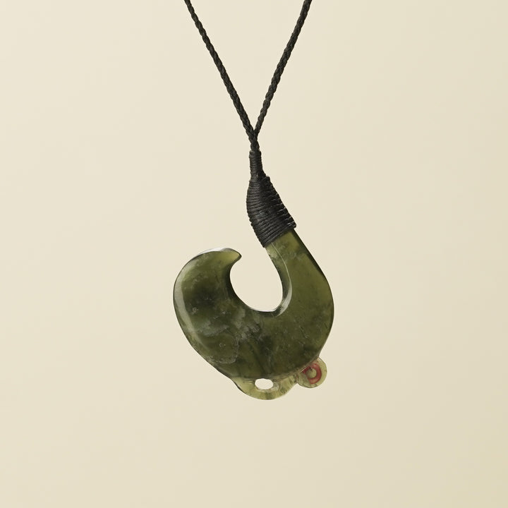 Hei Matau Manaia Tangiwai Pounamu Large Pendant