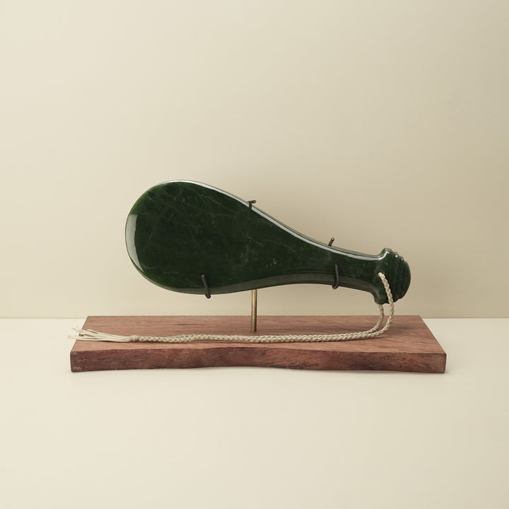 Mere Kawakawa Polished Greenstone Extra Large Sculpture