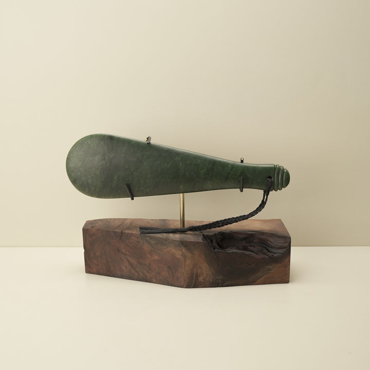 Mere Kawakawa Greenstone Large Sculpture