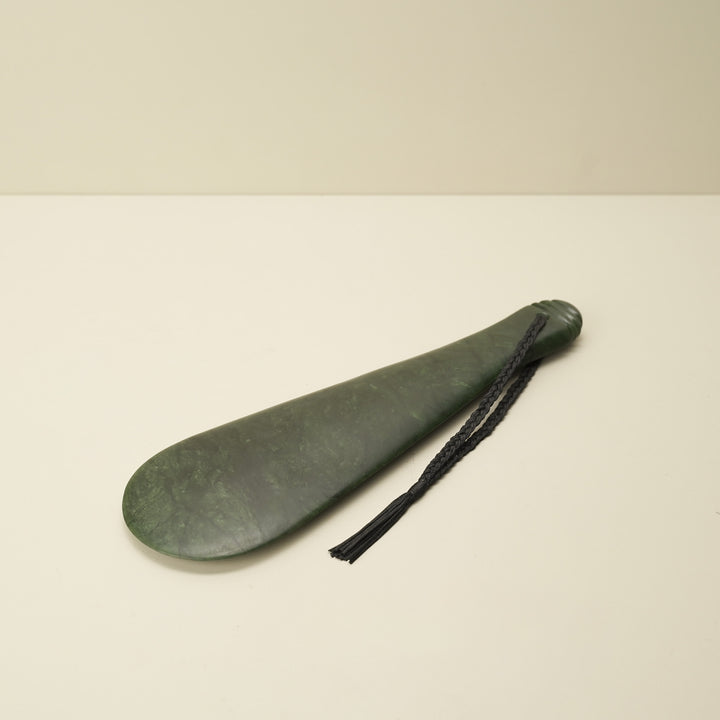 Mere Kawakawa Greenstone Large Sculpture