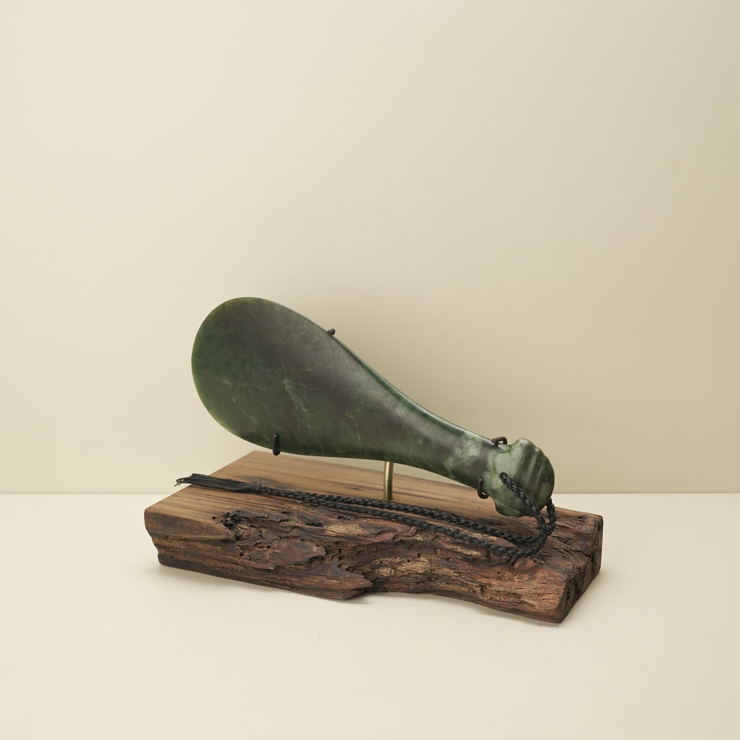 Mere Kawakawa Greenstone Large Sculpture