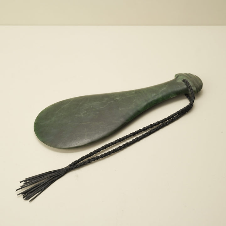 Mere Kawakawa Greenstone Large Sculpture