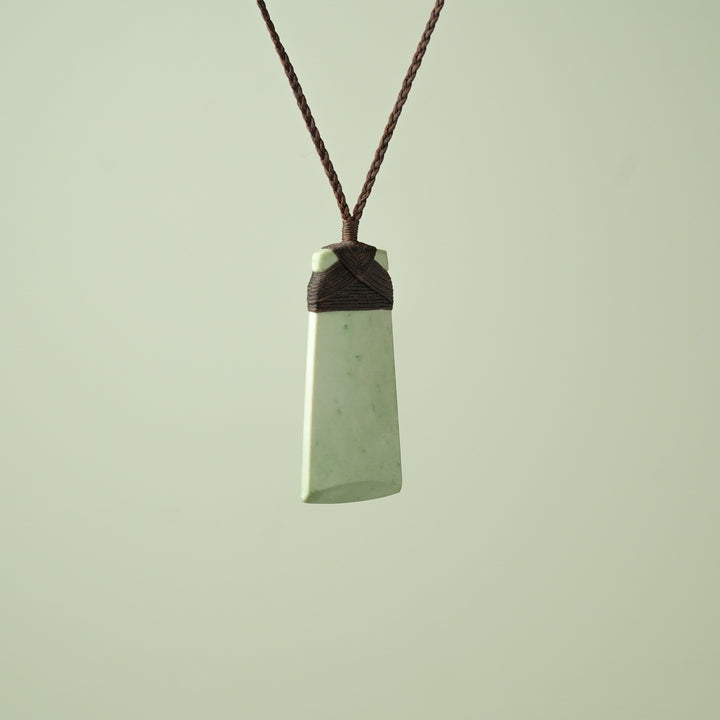 Large Inanga Pounamu Toki Pendant