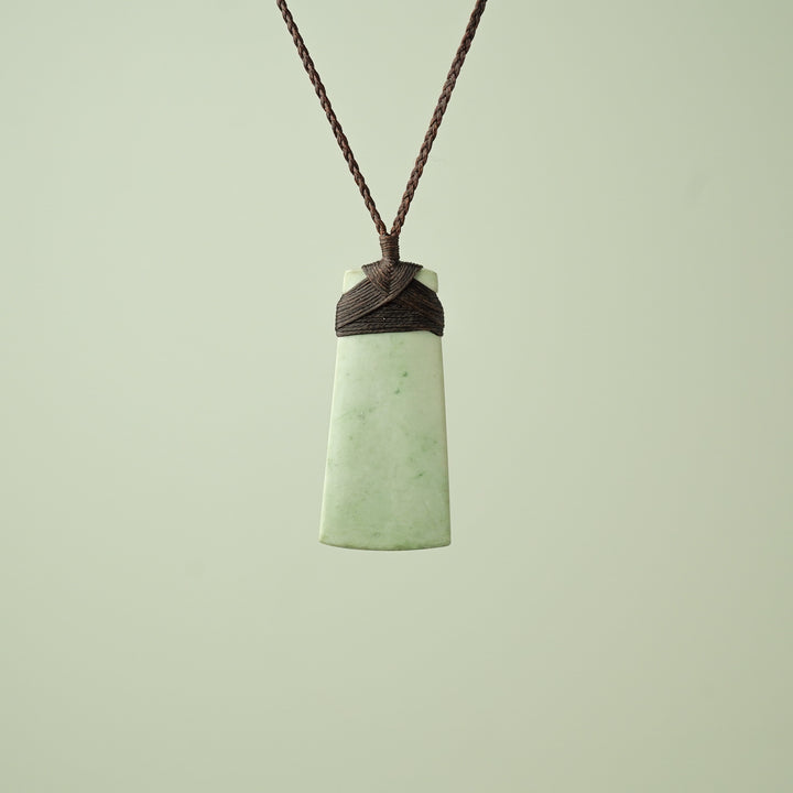 Large Inanga Pounamu Toki Pendant