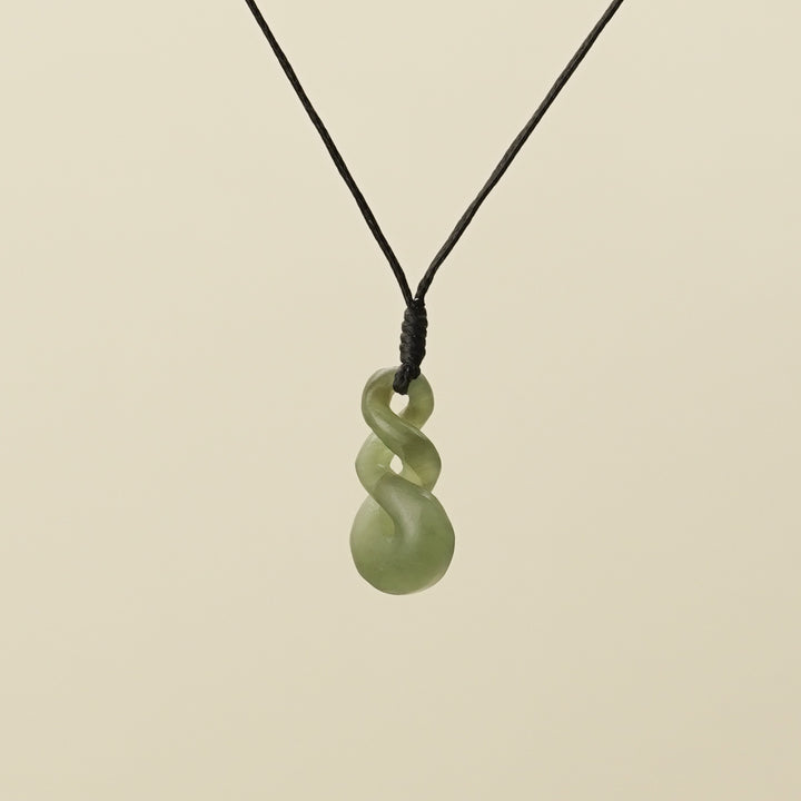 Pikorua Double Twist Extra Small Pounamu Pendant