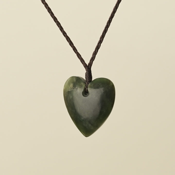 Manawa Kawakawa Small Pounamu Pendant