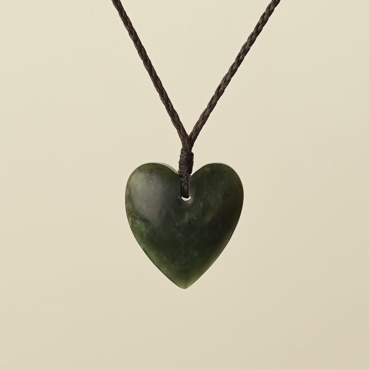 Manawa Kawakawa Small Pounamu Pendant