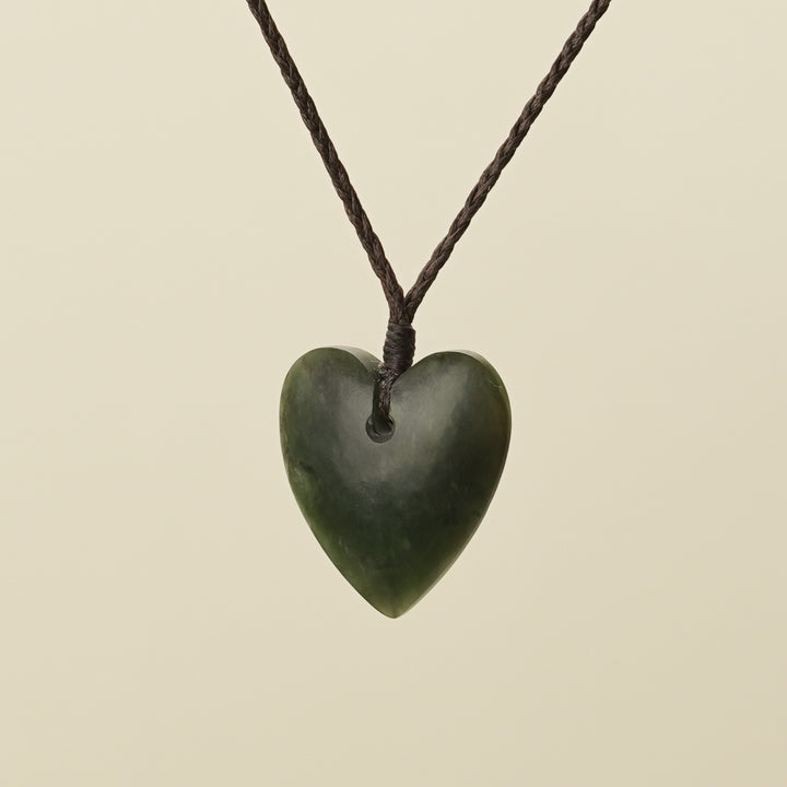 Manawa Kawakawa Small Pounamu Pendant