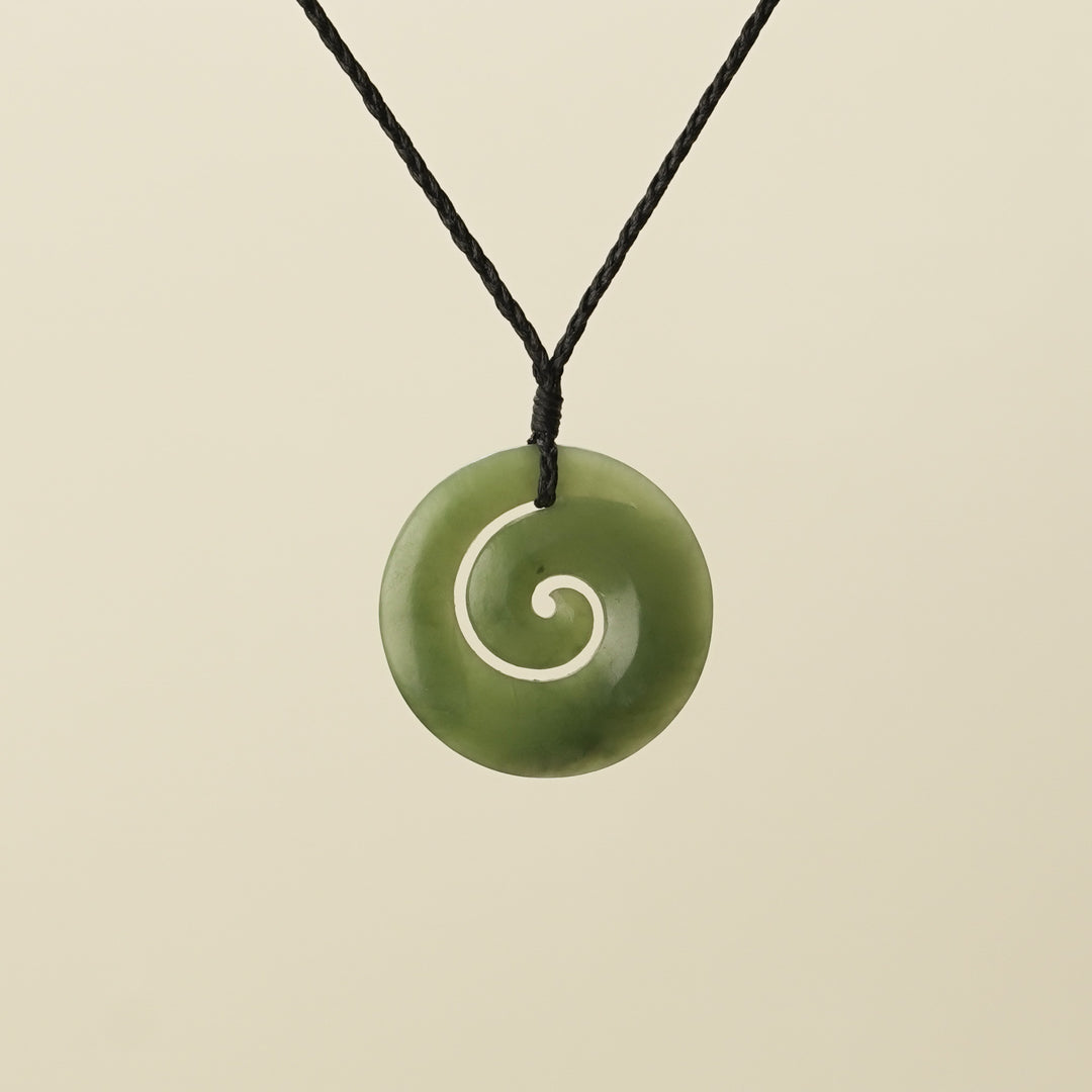 Koru Kahurangi Medium Pounamu Pendant