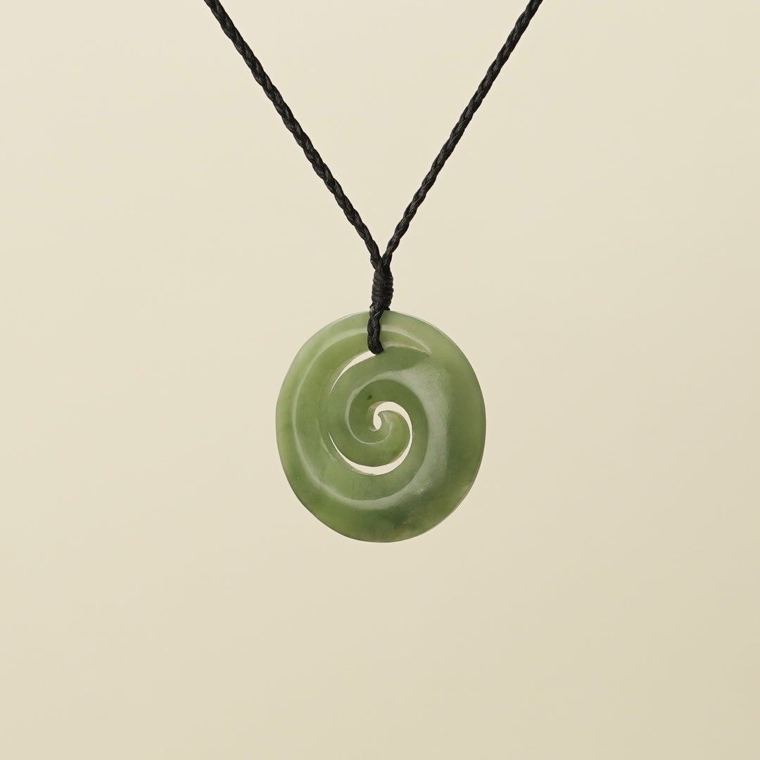 Koru Kahurangi Medium Pounamu Pendant