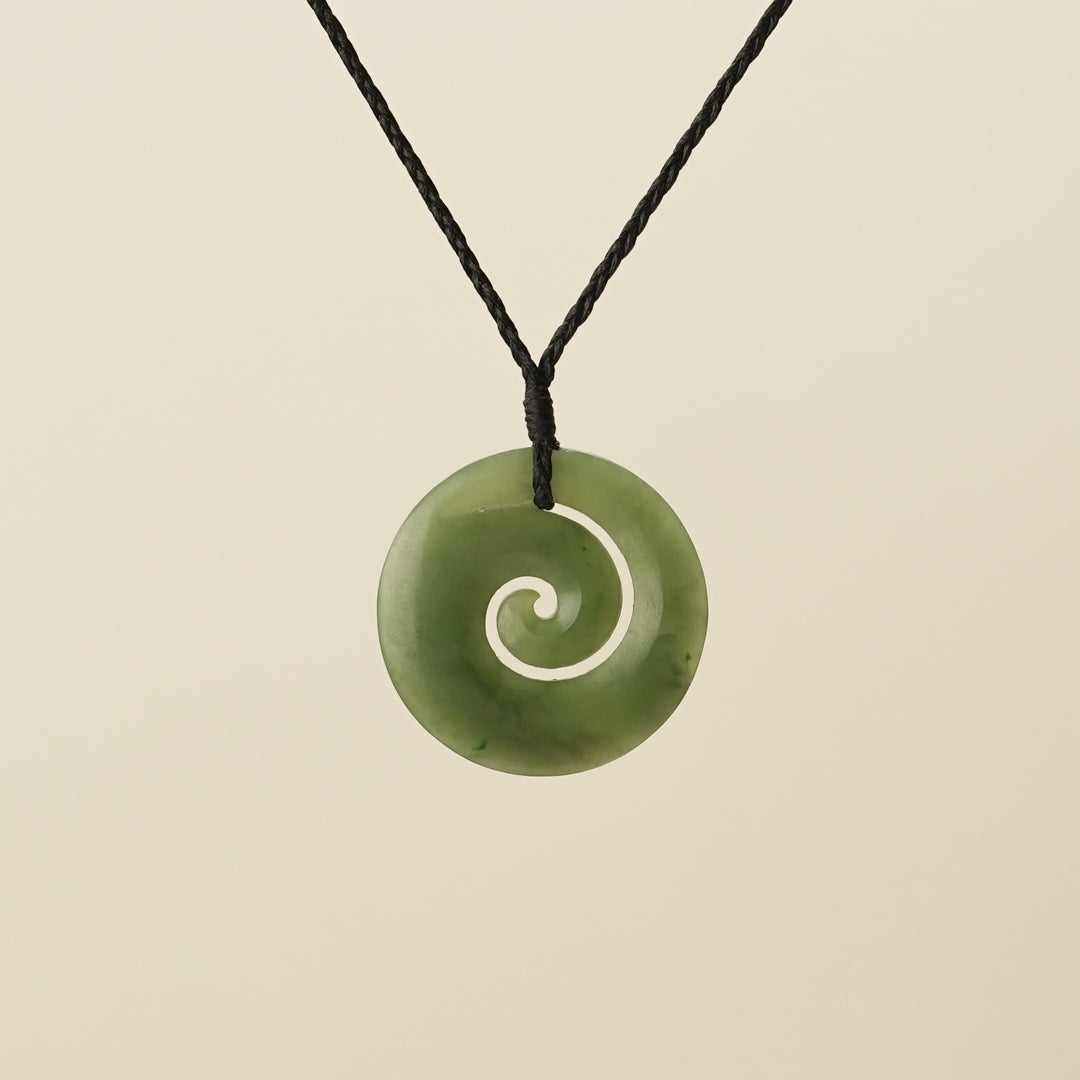 Koru Kahurangi Medium Pounamu Pendant