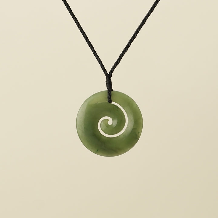 Koru Kahurangi Medium Pounamu Pendant