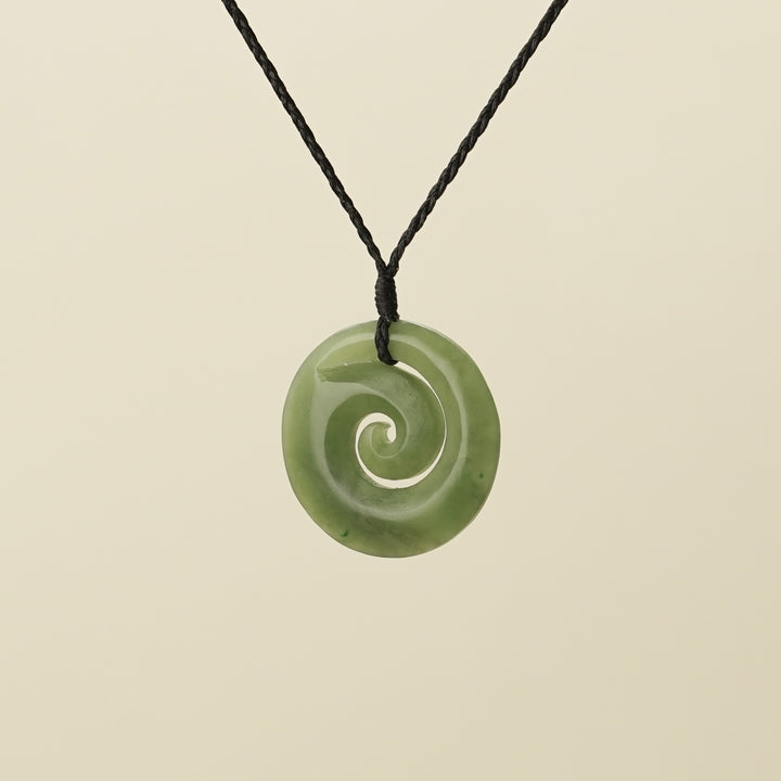 Koru Kahurangi Medium Pounamu Pendant