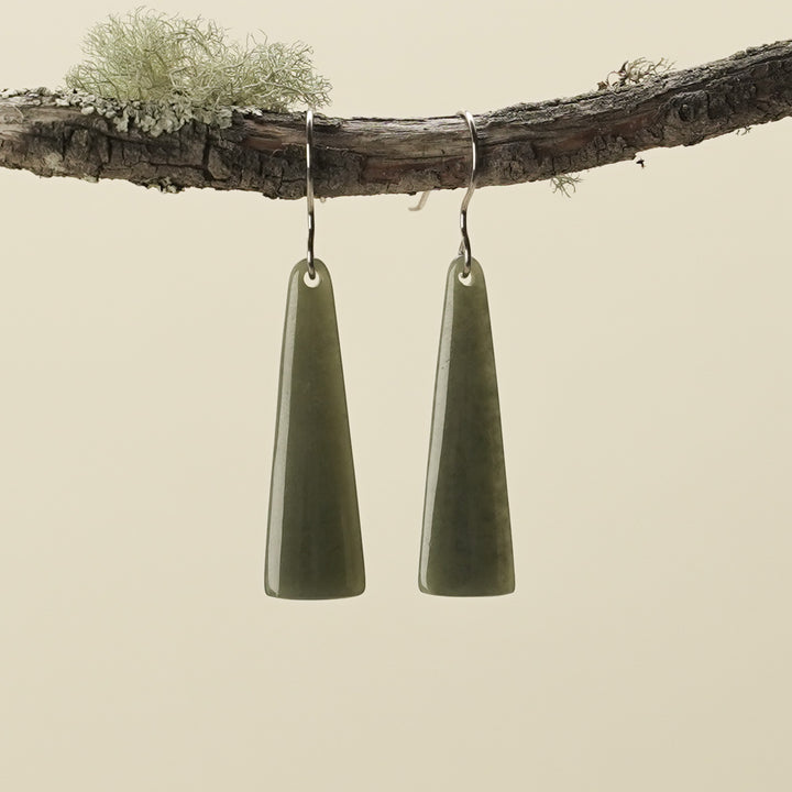 Drop Greenstone Small Drop Earrings 35mm