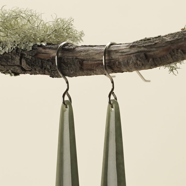 Drop Greenstone Small Drop Earrings 35mm