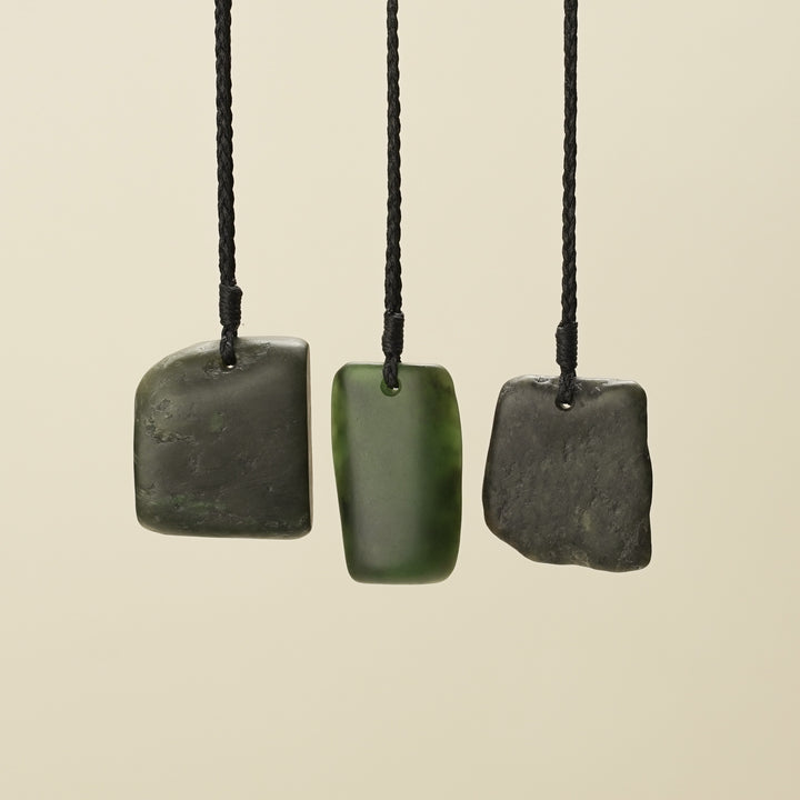 Drop Greenstone Large Pendant