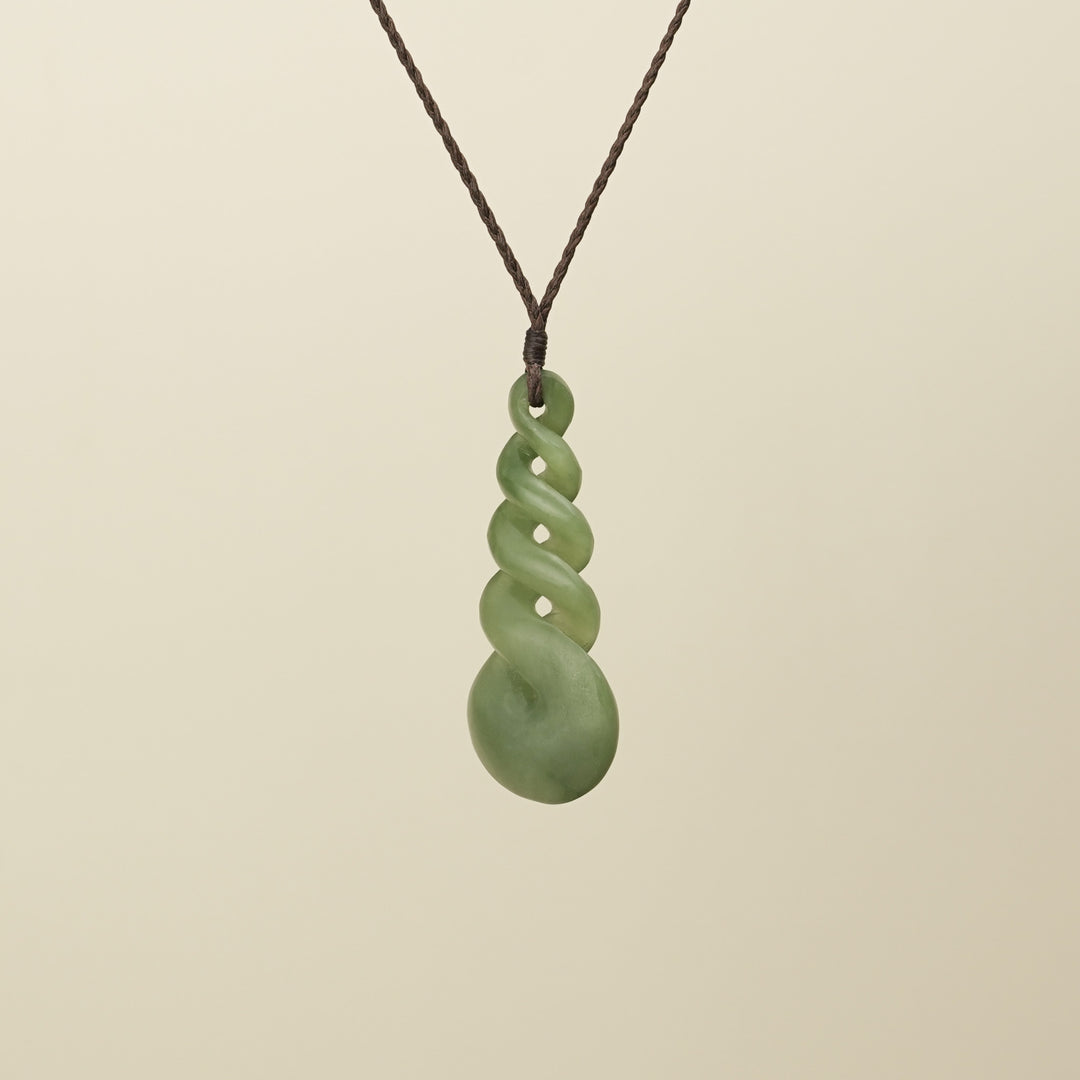 Pikorua Kahurangi Pounamu Large Pendant