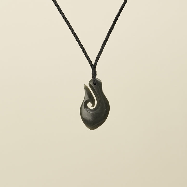 Hei Matau Kawakawa Small Pounamu Pendant