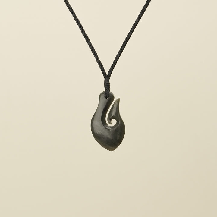 Hei Matau Kawakawa Small Pounamu Pendant