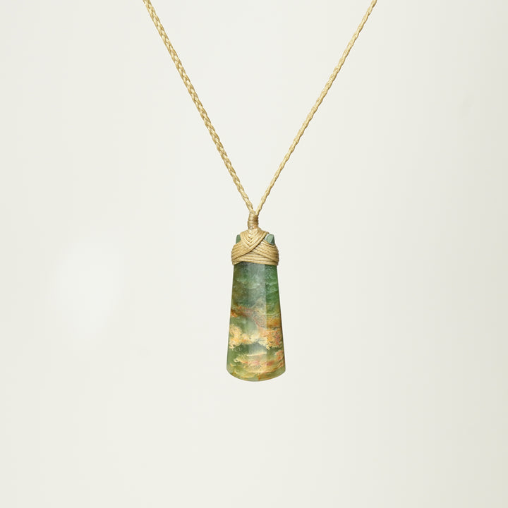 Small Flower Pounamu Toki Pendant