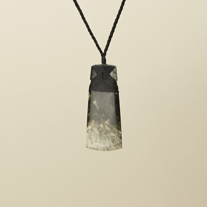 Raukaraka Pounamu Toki Pendant Large