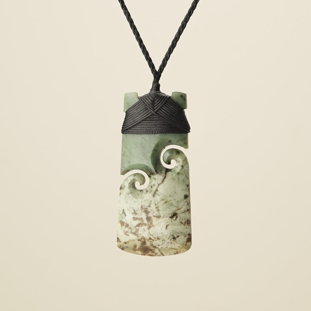 Toki Kawakawa Pounamu Large Pendant