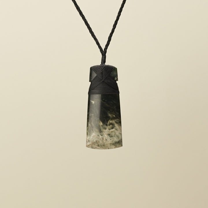 Raukaraka Pounamu Toki Pendant Large