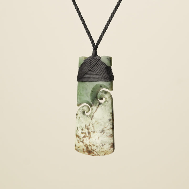 Toki Kawakawa Pounamu Large Pendant