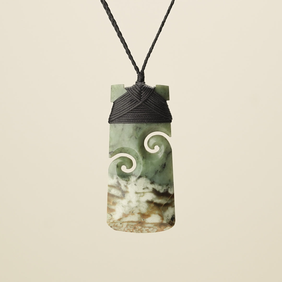 Toki Kawakawa Pounamu Large Pendant