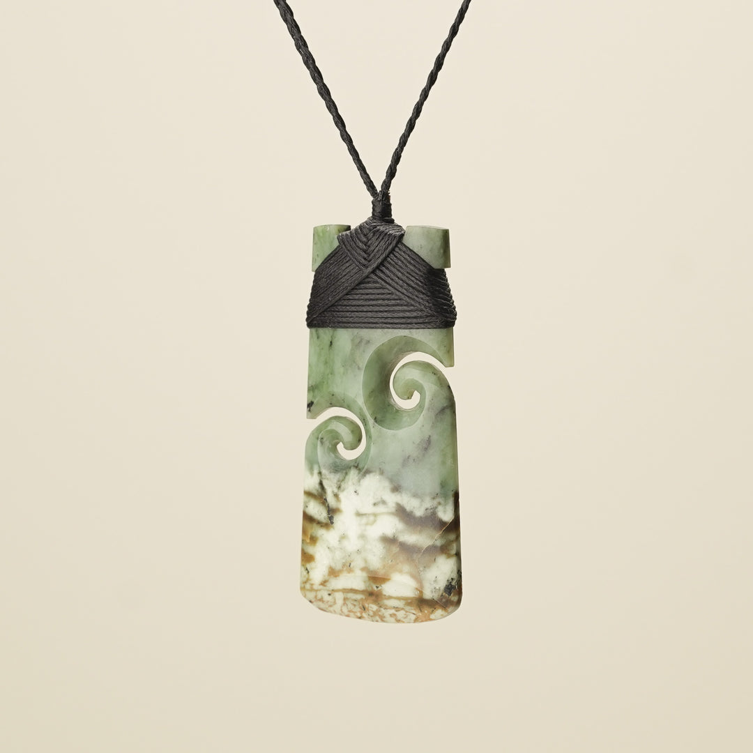 Toki Kawakawa Pounamu Large Pendant