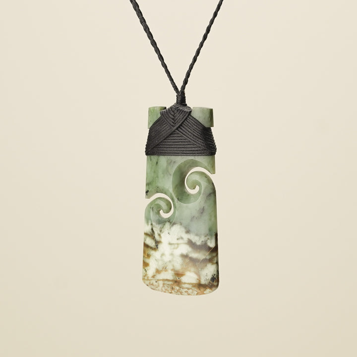 Toki Kawakawa Pounamu Large Pendant