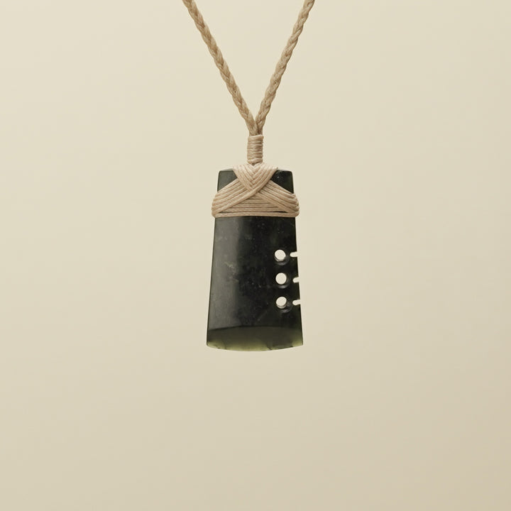 Toki Hapopo Notched Pounamu Small