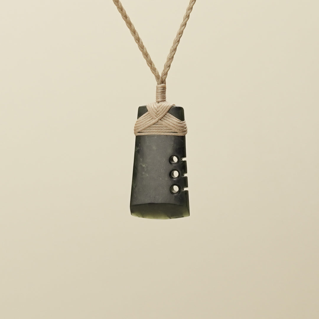 Toki Hapopo Notched Pounamu Small