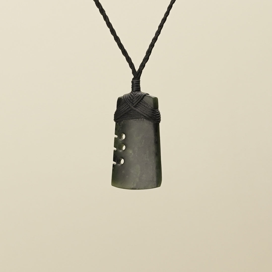 Toki Hapopo Notched Pounamu Small