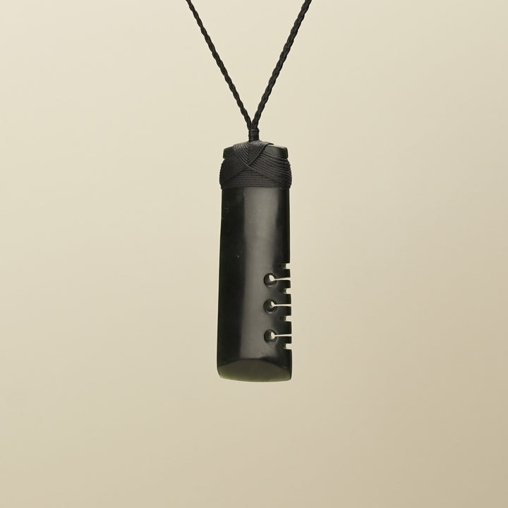Kawakawa Pounamu Toki Pendant Extra Large