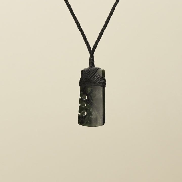 Notched Toki Hapopo Extra Small Pounamu Pendant